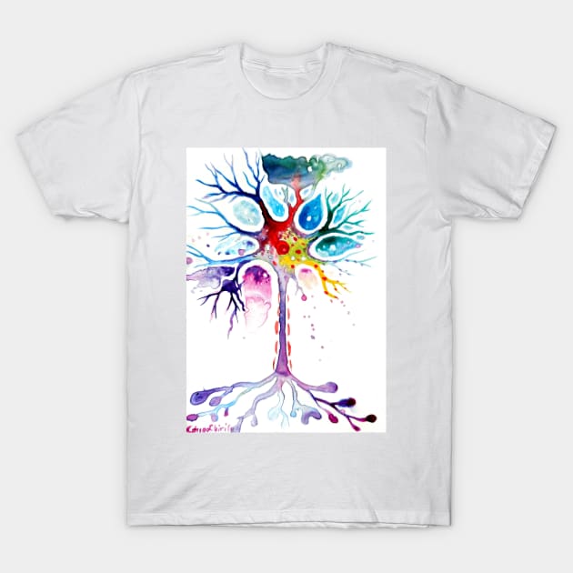 Colorful neuron T-Shirt by CORinAZONe